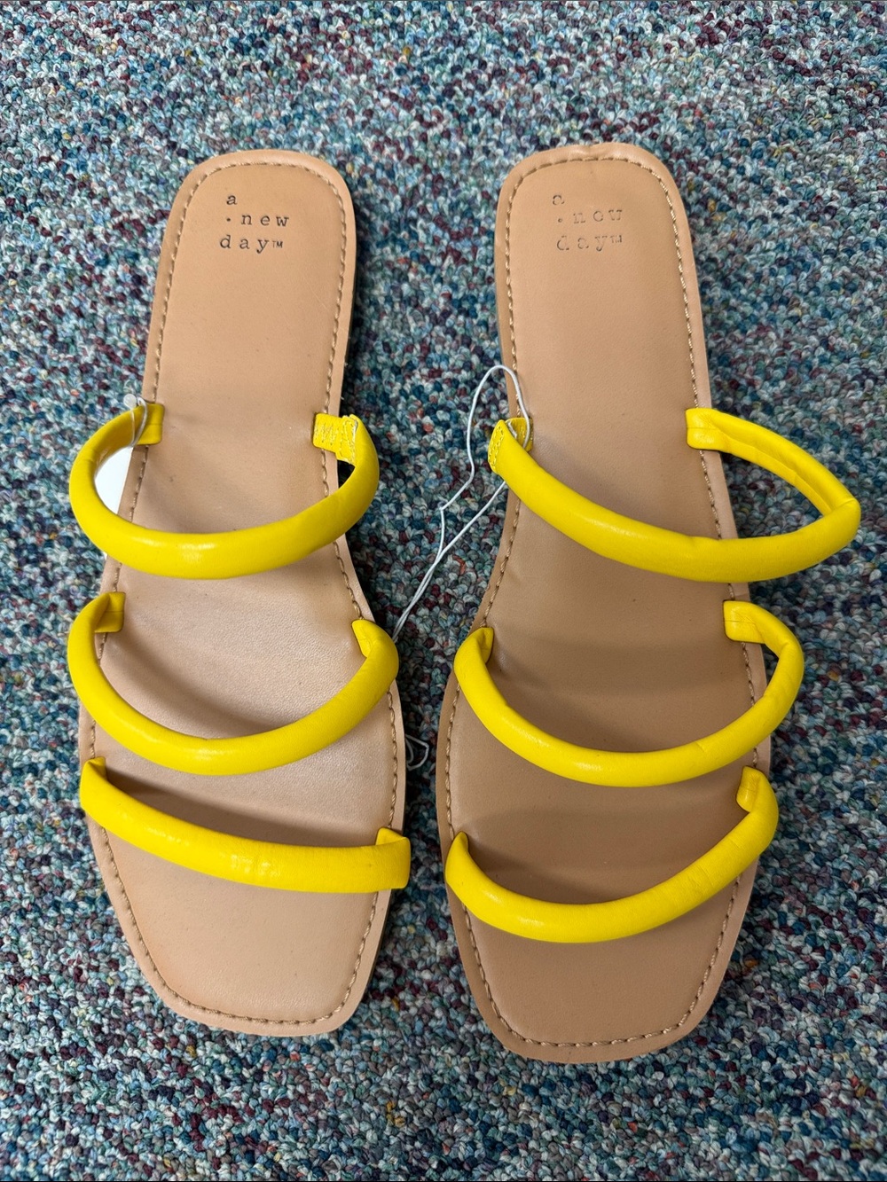 Women's Wren Triple Strap Sandals - A New Day 

Bin 7
